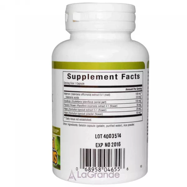 Natural Factors Sleep Relax with Valerian & Hops ĳ������ ������� � ��������� �� ������ 