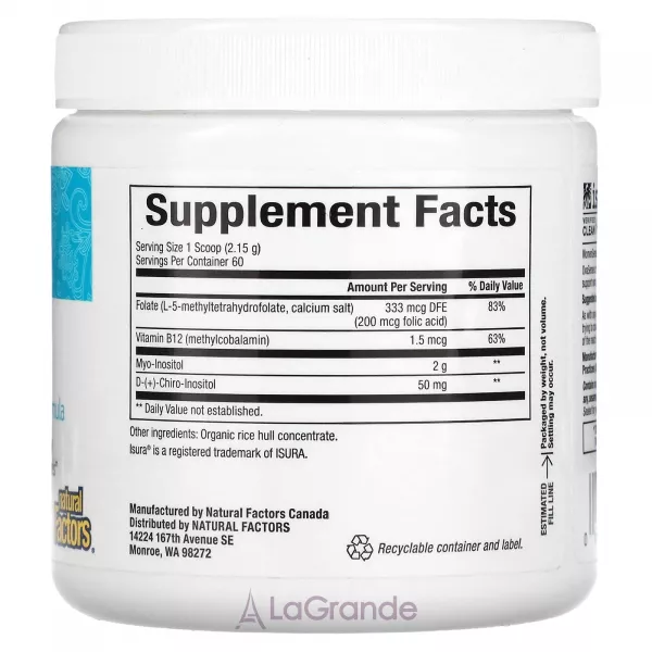Natural Factors WomenSense OvaSense ĳ������ ������� ��� �������� ������� ������'�