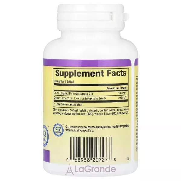 Natural Factors Ubiquinol Active CoQ10 100 mg ĳ������ ������� 