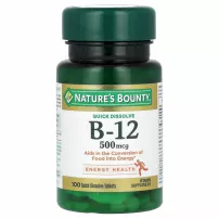 Nature's Bounty Vitamin B-12 500 mcg ����������� ������� "������� B-12", 500 ���
