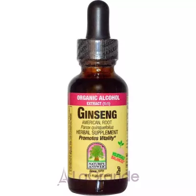 Nature's Answer Ginseng Organic Alcohol Extract (1:1)   