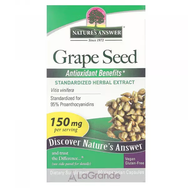 Nature's Answer Grape Seed 150 mg ����������� ������� 