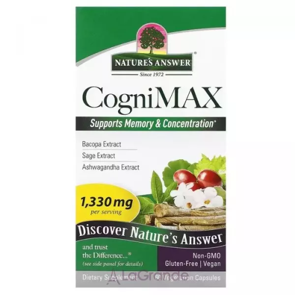 Nature's Answer CogniMax 1330 mg ����������� �������� ��� ��������� ������ � �����