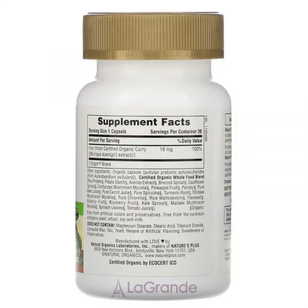 NaturesPlus Source of Life Garden Iron ����������� ������� 