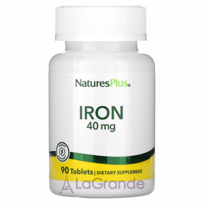 NaturesPlus Iron 40 mg ĳ  