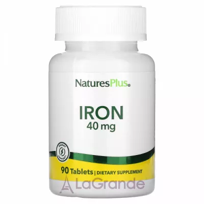 NaturesPlus Iron 40 mg ĳ  