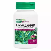 NaturesPlus Herbal Actives Ashwagandha 450 mg ����������� ������� "���������", 450 ��