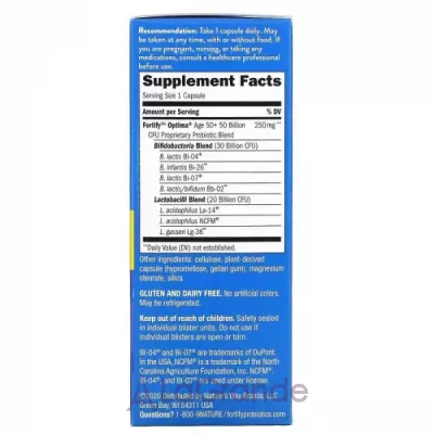 Nature's Way Fortify Optima Probiotic Age 50+    50+, 50  