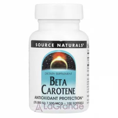 Source Naturals Beta Carotene 7500 mcg (25000 IU) ĳ  