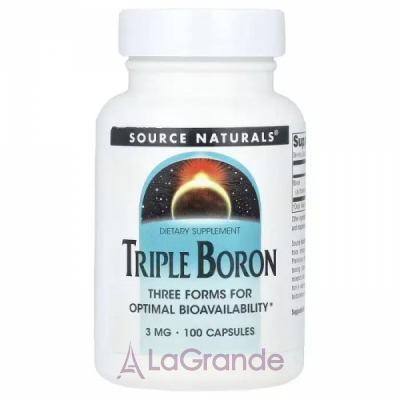 Source Naturals Triple Boron 3 mg   