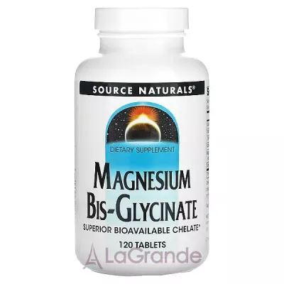Source Naturals Magnesium Bis-Glycinate   