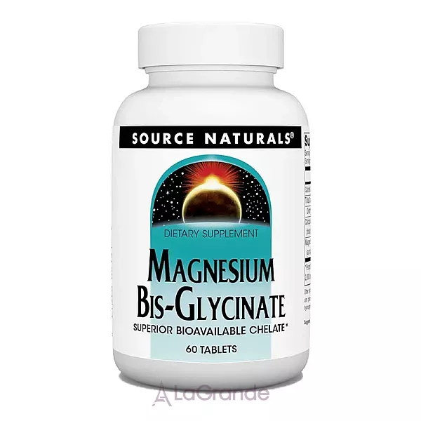 Source Naturals Magnesium Bis-Glycinate ĳ������ ������� 