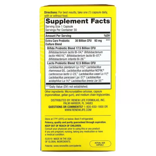 Renew Life Ultimate Flora Extra Care Probiotic ����������� ������� 