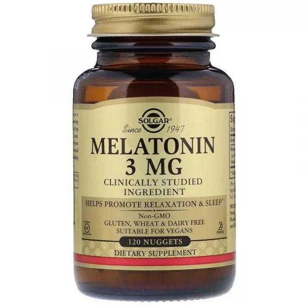Solgar Melatonin 3 mg ĳ������ ������� ��� ��������� ��� 