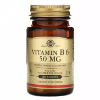 Solgar Vitamin B6 50 mg ĳ������ ������� "³���� �6", 50 ��