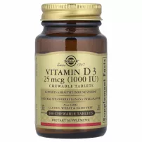 Solgar Vitamin D3 25 mcg (1000 IU) ĳ������ ������� "³���� �3", 25 ��� (1000 ��), �������� �������� � ���������-��������� ������