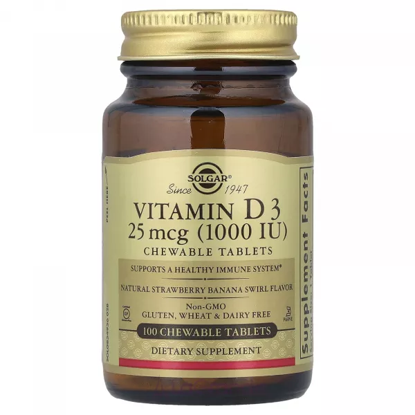 Solgar Vitamin D3 25 mcg (1000 IU) ĳ������ ������� 
