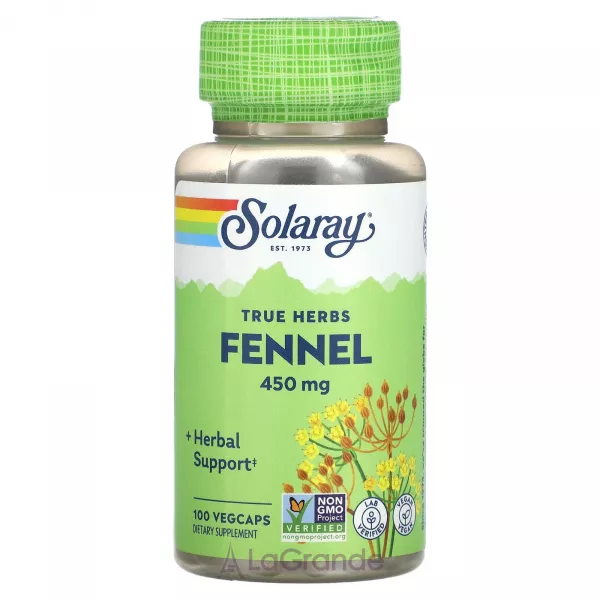Solaray Fennel 450 mg ����������� ������� 