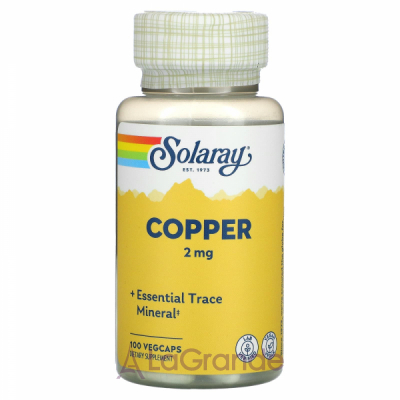 Solaray Copper 2 mg   