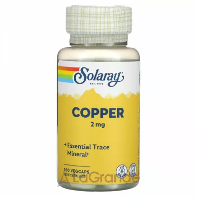 Solaray Copper 2 mg   