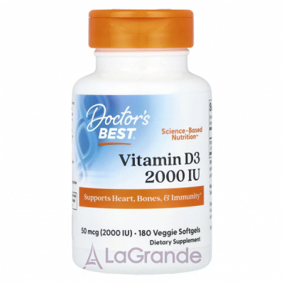 Doctor's Best Vitamin D3 2000 IU ĳ  