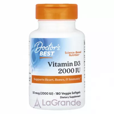 Doctor's Best Vitamin D3 2000 IU ĳ  