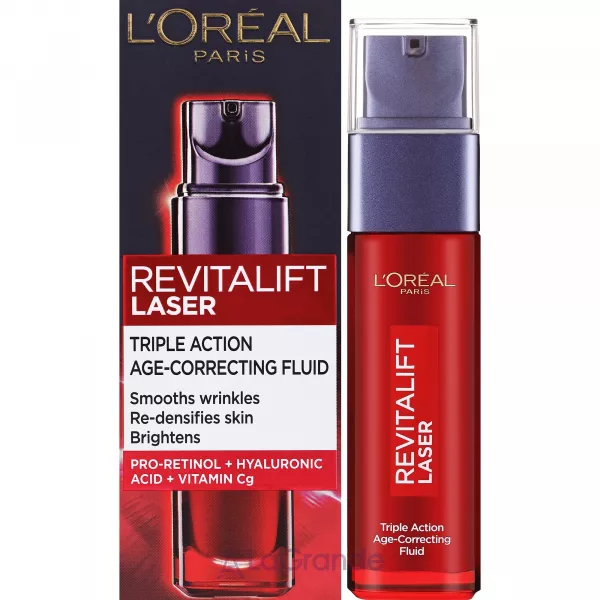L'Oreal Paris Revitalift Laser Triple Action Age-Correcting Fluid �������������� �������������� ����� ��������� �������� � ������������ �������� � ���-���������