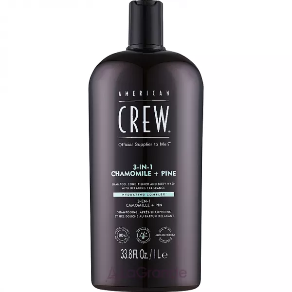 American Crew 3-In-1 Chamomile + Pine Shampoo Conditioner And Body Wash ���� 3 � 1 �� ������� �� �������� �� ���� 