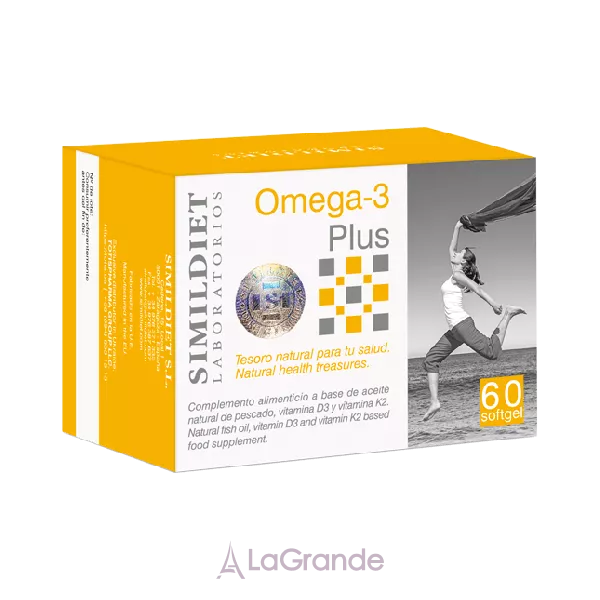 Simildiet Laboratorios Omega-3 Plus ���������������� ������� ��� ���������� ��������� ������� ����, ����� � ������