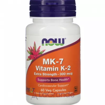 Now Foods MK-7 Vitamin K-2 300 mcg MK-7 ³ K-2 300 