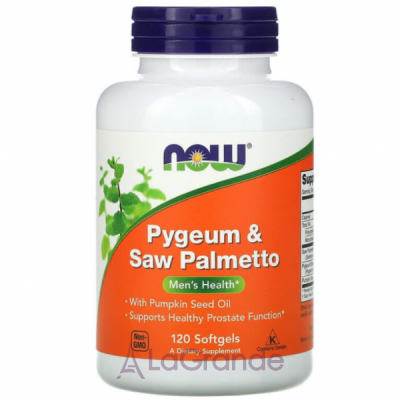 Now Foods Pygeum & Saw Palmetto   