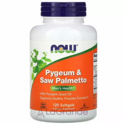 Now Foods Pygeum & Saw Palmetto   