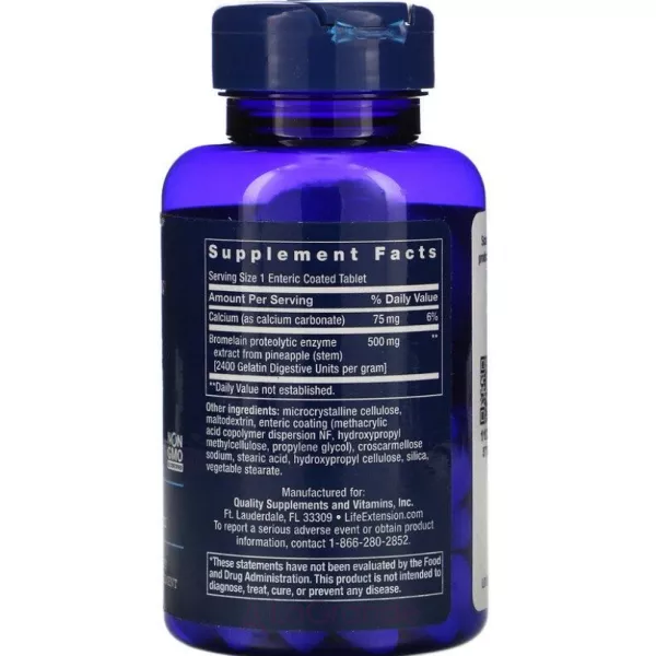 Life Extension Specially-Coated Bromelain 500 mg ������� ������� 
