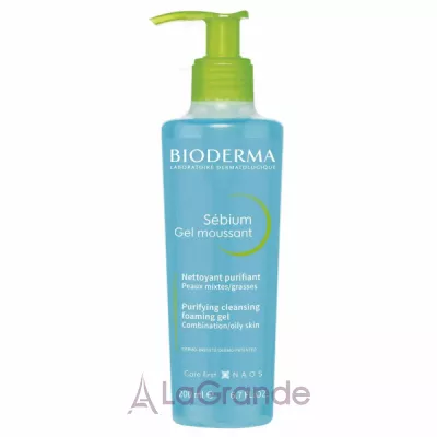 Bioderma Sebium Gel Moussant Purifying and Foaming Gel        