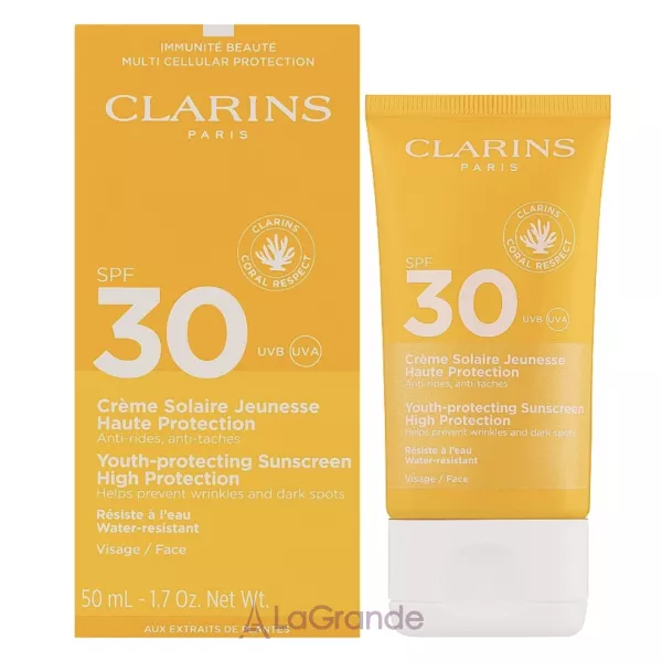 Clarins Youth-Protecting Sunscreen SPF 30 ������������� ���� �� ������� SPF 30