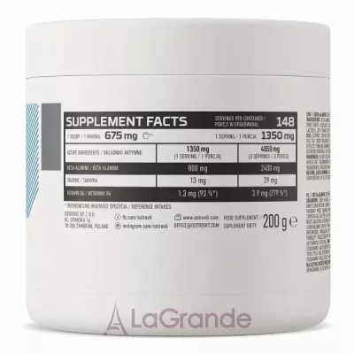 OstroVit Beta-Alanine Lemon  - 