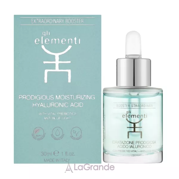 Gli Elementi Prodigious Moisturizing Hyaluronic Acid ��������� ��� ������� � ����������� ��������