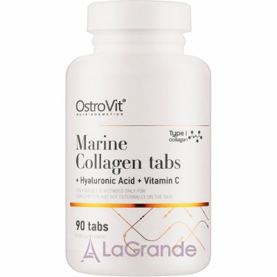 OstroVit Marine Collagen + Hyaluronic Acid + Vitamin C ĳ  