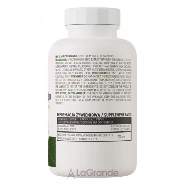 OstroVit African Mango 700 mg ������� ������� 