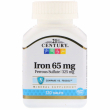 21st Century Iron 65 mg 60pcs