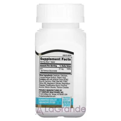 21st Century High-Potency Iron 27 mg ĳ  