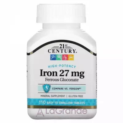 21st Century High-Potency Iron 27 mg ĳ  