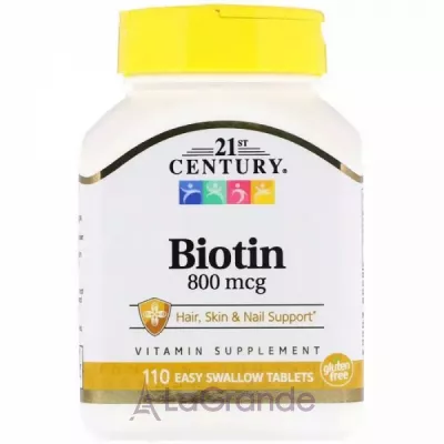 21st Century Biotin 800 mcg ĳ  
