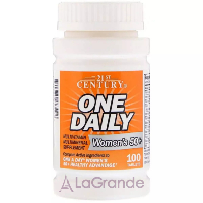 21st Century One Daily Women's 50+ Multivitamin Multimineral       50+