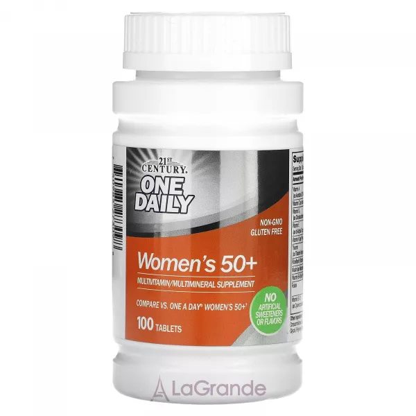 21st Century One Daily Women's 50+ Multivitamin Multimineral ���������� �������������� � �������� ��� ������ 50+