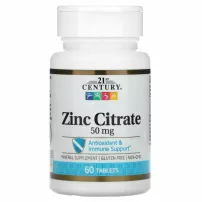 21st Century Zinc Citrate 50 mg ����������� ������� "���� ������", 50 ��