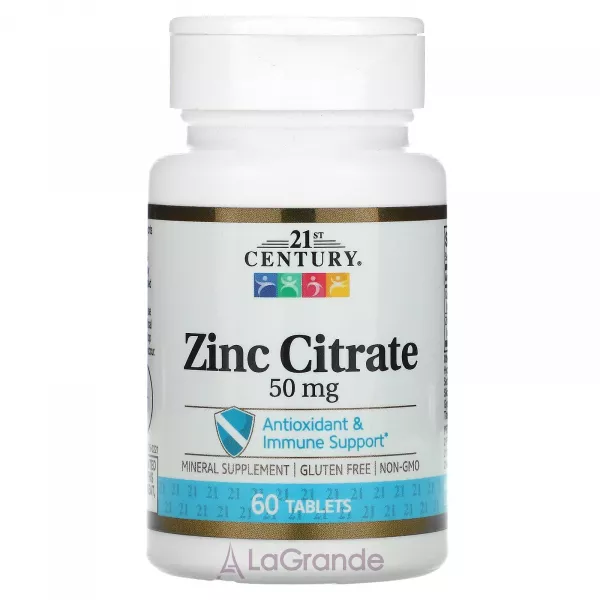 21st Century Zinc Citrate 50 mg ����������� ������� 