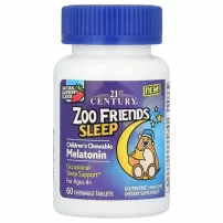 21st Century Zoo Friends Sleep Children's Chewable Melatonin ����������� ������� "���������" ��� ����� �� 4-� ���, ����������� �������� �� ������ ������
