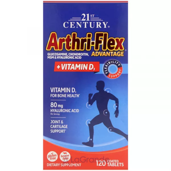 21st Century Arthri-Flex Advantage + Vitamin D3 ĳ������ ������� ��� �������� ������� �� ������� �3
