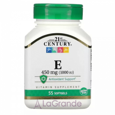 21st Century Vitamin E 450 mg (1000 IU) ĳ  